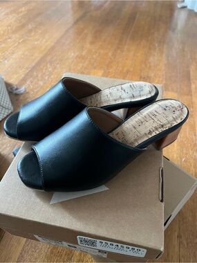 Bhava Athena mule slide sandal black 37